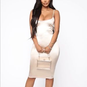 Fashion nova satin midi dress